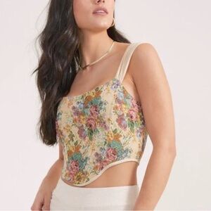 NWT Altar’d State Floral Corset